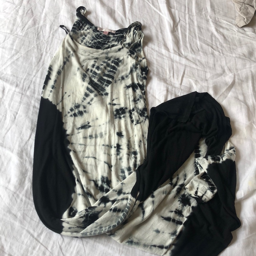 Tie dye maxi dress